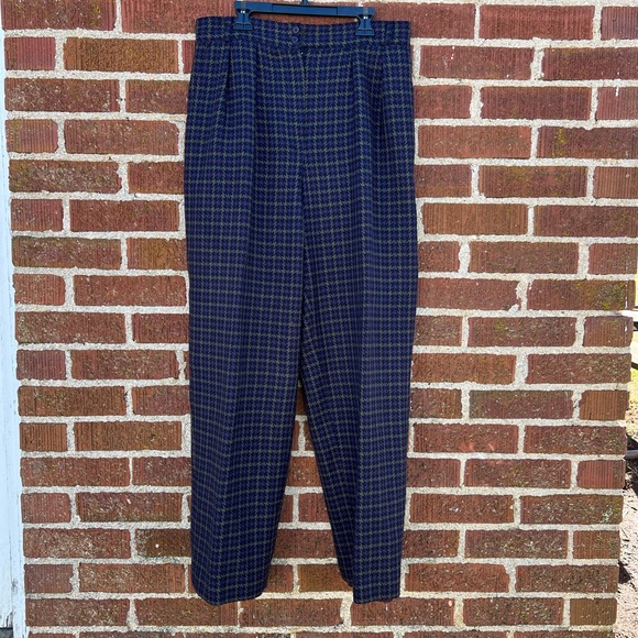 Dior Pants - Christian Dior Wool Pleated Pants size 10